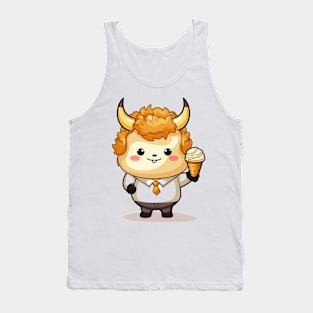 Sheep kawaii ice cream cone junk food T-Shirt cute  funny Tank Top